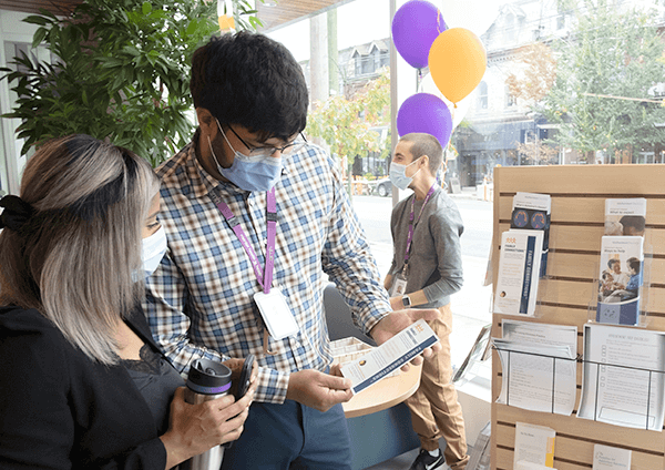 Patient and Family Learning Space Open House 2022 - showing resources