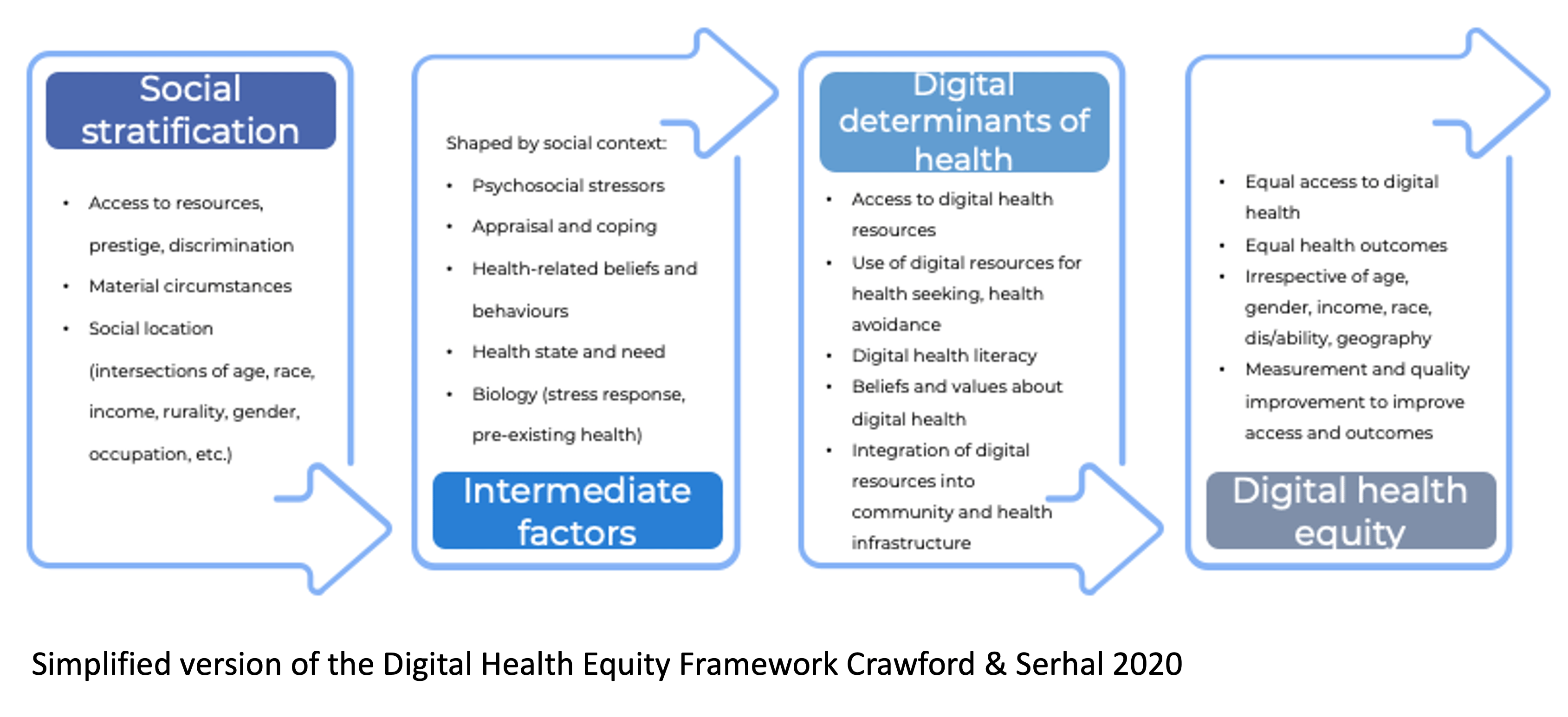 Digital health equity framework